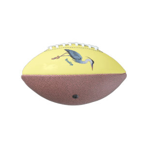 Ballon De Foot Illustration du grand héron bleu