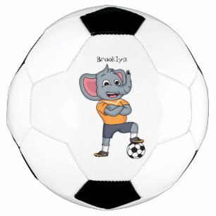 Ballon De Foot Illustration du joueur de football éléphant