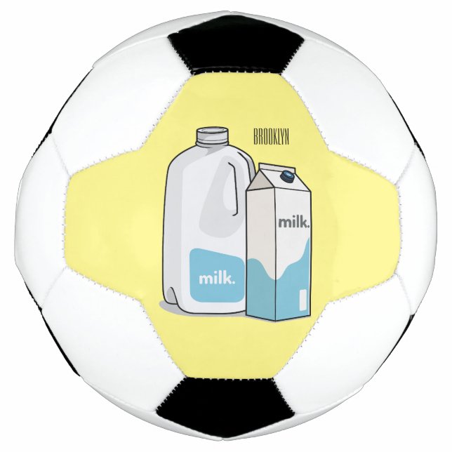 Ballon De Foot Illustration du lait (Devant)