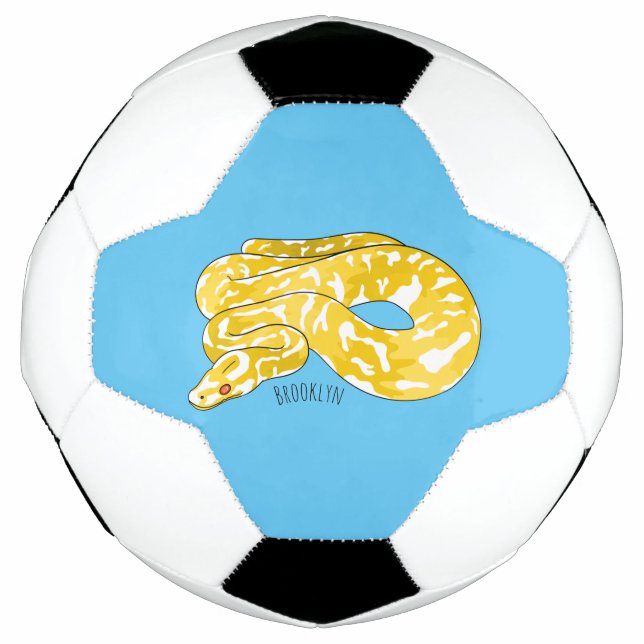 Ballon De Foot Illustration du serpent python birman (Devant)