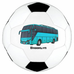 Ballon De Foot Illustration d'un autobus à passagers moderne