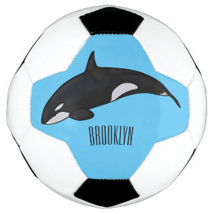 Ballon De Foot Illustration d'une baleine tueuse