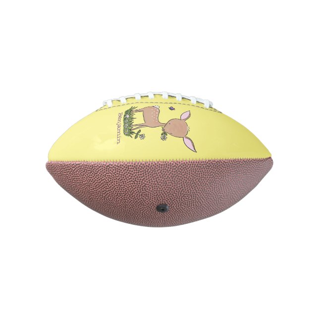 Ballon De Foot Illustration d'une jolie dessin de cerf de bébé he (Tourné à 270°)