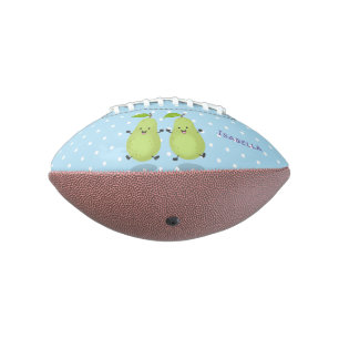 Ballon De Foot Illustration d'une paire de poires mignonne