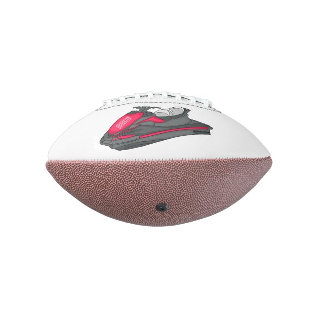 Ballon De Foot Illustration Jet ski (Tourné à 270°)