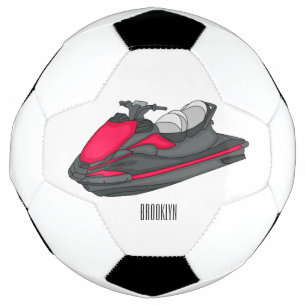 Ballon De Foot Illustration Jet ski