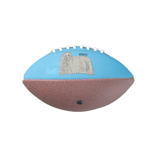 Ballon De Foot Illustration Komondor pour chien (Tourné à 270°)