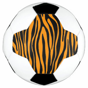 Ballon De Foot Impression de la Zèbre orange Princeton