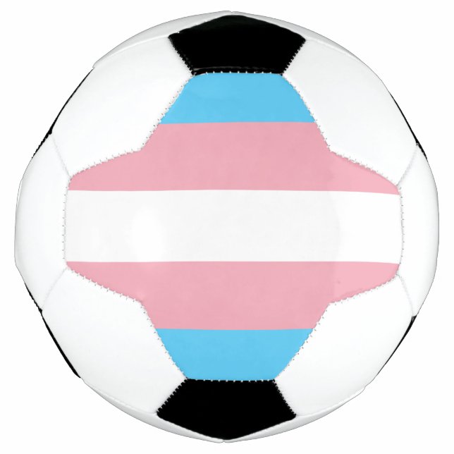 Ballon De Foot Indicateur de fierté transgenre (Devant)