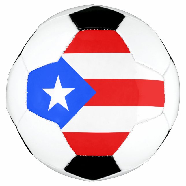 Ballon De Foot Indicateur Porto Rico (Devant)