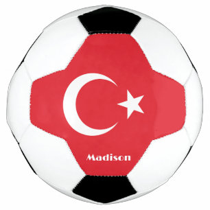 Ballon De Foot Indicateur Turquie de nom personnalisé