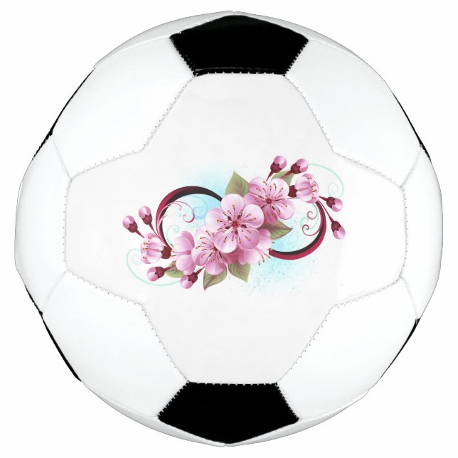 Ballon De Foot Infinité avec les fleurs Sakura (Devant)