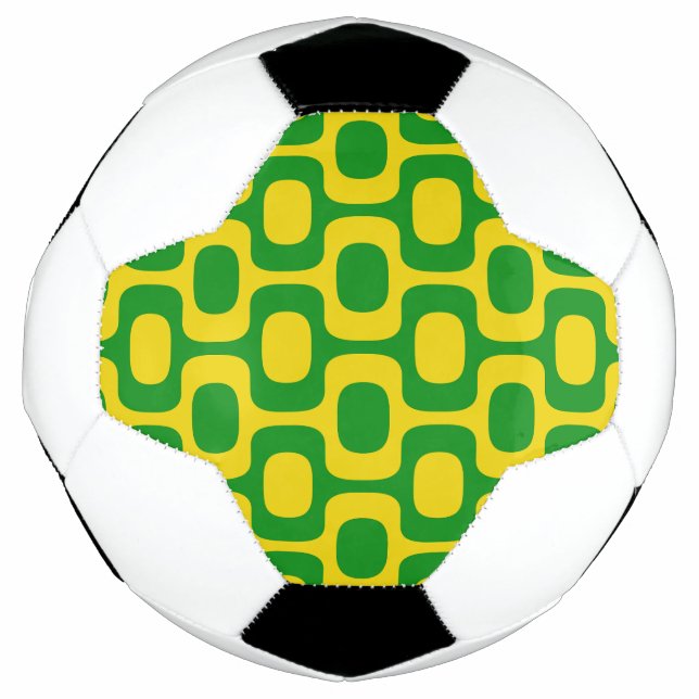 Ballon De Foot Ipanema Sidewalk Pattern, Beach Pattern, Brazil (Devant)