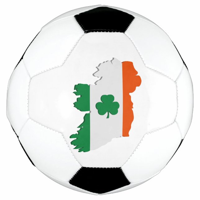 Ballon De Foot Ireland map (Devant)