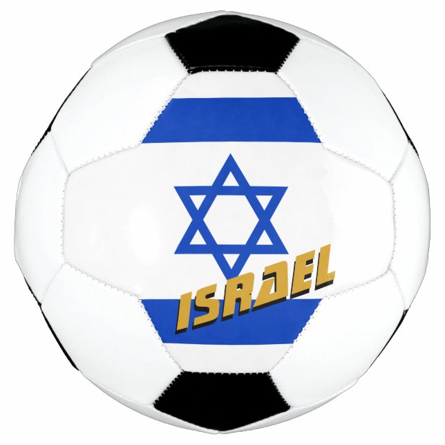 Ballon De Foot Israël Football & drapeau israélien / Sport (Devant)