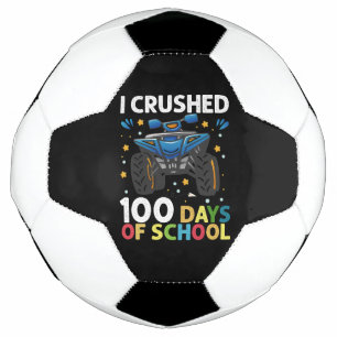 Ballon De Foot J'ai écrasé 100 jours de l'école Monster Truck Boy