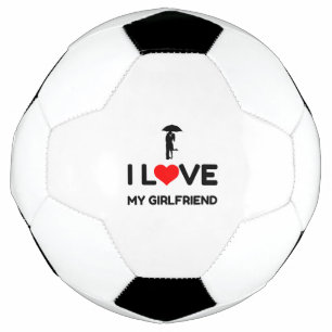 BALLON DE FOOT J'AIME MA PETITE AMIE