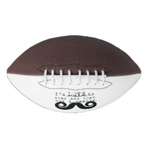 Ballon De Foot Je Dois Moustache Humour Amusant