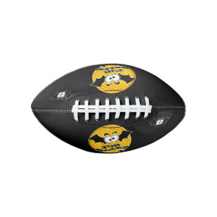 Ballon De Foot Je suis Batty Orange et Yellow Swirl