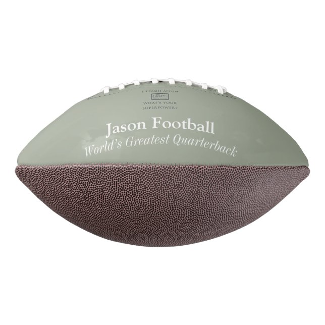 BALLON DE FOOT J'ENSEIGNE APUSSE (Tourné à 270°)