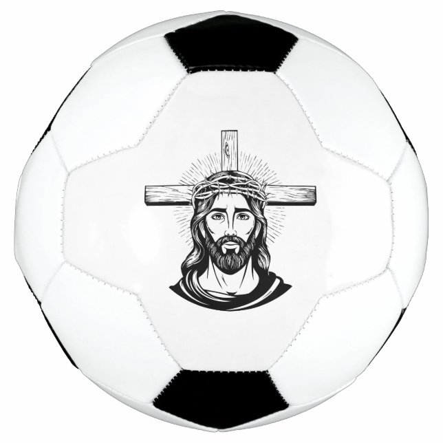 Ballon De Foot Jésus-Christ (Devant)