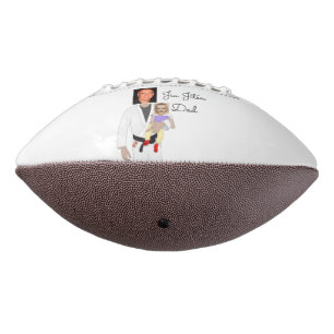 Ballon De Foot Jiu Jitsu Papa photos personnalisées et texte manu