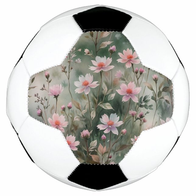 Ballon De Foot Joli Fleur sauvage (Devant)