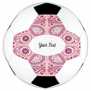 Ballon De Foot Joli Rose Abstrait Avec Fleurs Tear Drapes