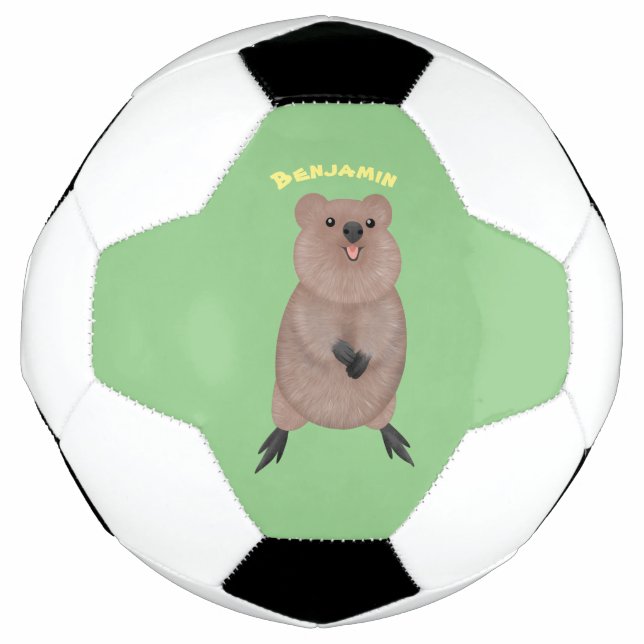 Ballon De Foot Joli sourire mignon dessin animé quokka (Devant)