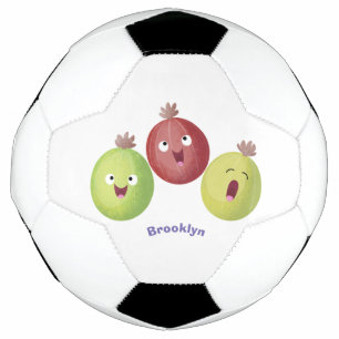 Ballon De Foot Joli trio gooseberry chantant dessin animé