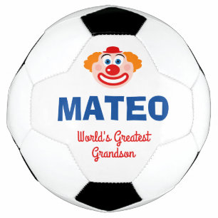 Ballon De Foot Joli visage clown balle de football personnalisée