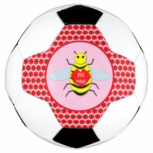 Ballon De Foot Jolie abeille de la Saint-Valentin (Devant)