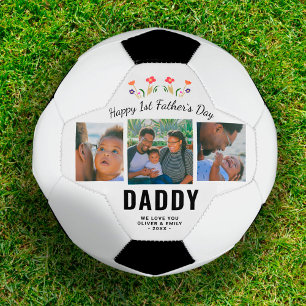 Ballon De Foot Joyeux 1er jour du Père Papa Keepsaké 3 Photo