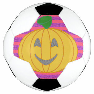 Ballon De Foot Joyeux Halloween Citrouille Orange Moderne Grand