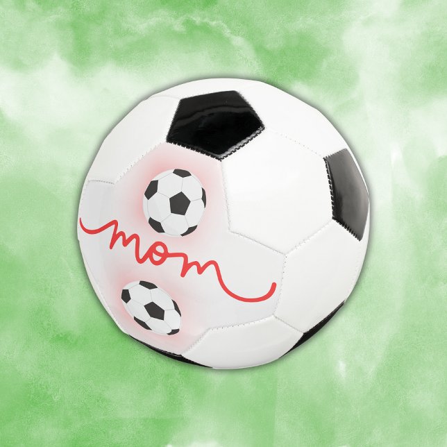 Ballon De Foot Joyeux Mère Fête des Mères Soccer Maman | (Créateur téléchargé)