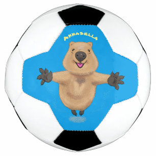 Ballon De Foot Joyeux sauter quokka dessin animé