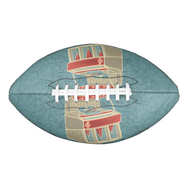 Ballon De Foot Juke-box Grunge (Devant)