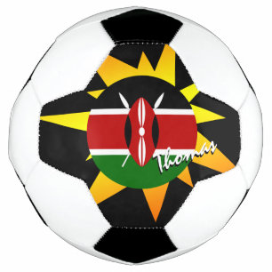 Ballon De Foot Kenya Football & Drapeau du Kenya / BANG