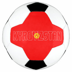 Ballon De Foot Kirghizistan Drapeau adorable patriotique