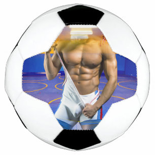 Ballon De Foot La bosse musculaire de l'homme musclé de SlipperyJ