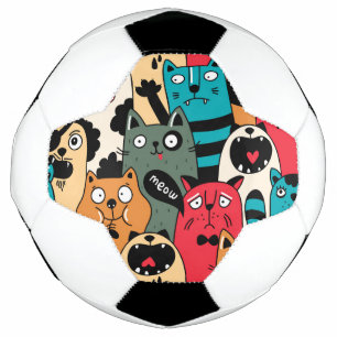 Ballon De Foot La Crowd of cats