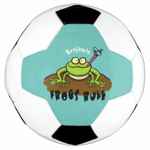 Ballon De Foot La grenouille règle drôle dessin de grenouille ver