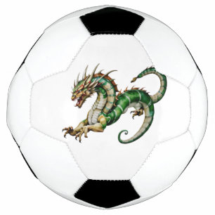 Ballon De Foot "La Majesté du Dragon d'Aquarelle"