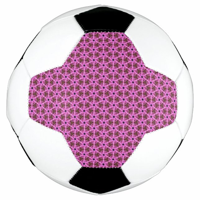 Ballon De Foot Labyrinthe rose (Devant)