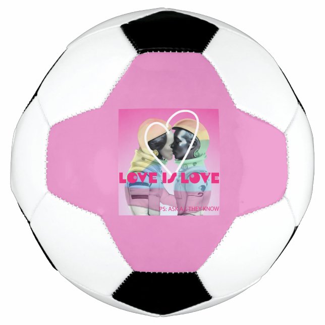 Ballon De Foot L'amour est l'amour. (Devant)