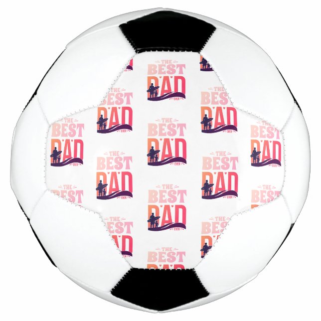 Ballon De Foot Le Meilleur Papa du Monde (Devant)