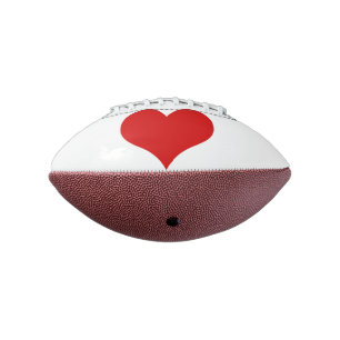 Ballon De Foot Le mini football de coeur rouge