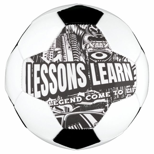BALLON DE FOOT LEGENDARY GORILLA LESSONS LEARN SOCCER BALL  (Devant)