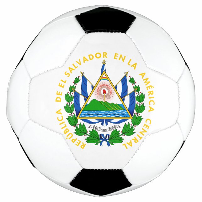 Ballon De Foot l'emblème du salvador (Devant)