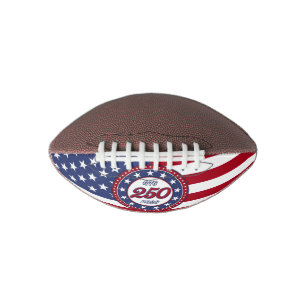 Ballon De Foot Les 250 ans d'Amérique avec le drapeau des États-U